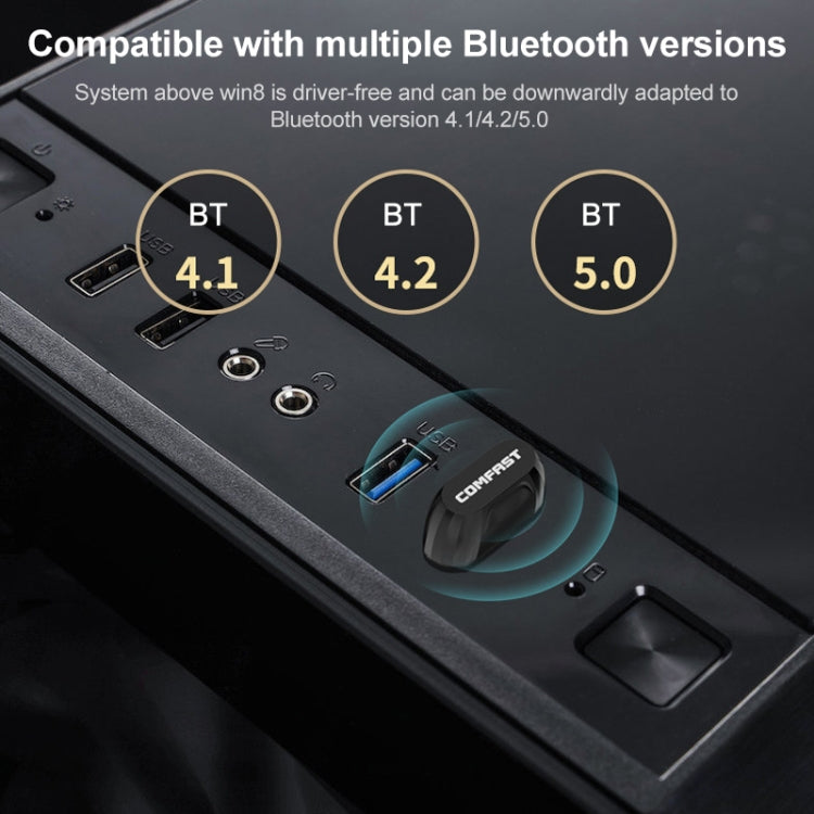 COMFAST B01 Bluetooth 5.0 USB Audio Adapter - Bluetooth Dongle by COMFAST | Online Shopping UK | buy2fix