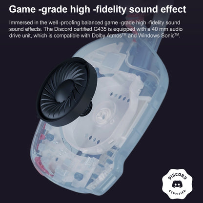 Logitech G435 Wireless Bluetooth Dual Mode Gaming Headset (Blue) - Multimedia Headset by Logitech | Online Shopping UK | buy2fix