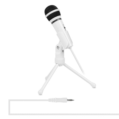 Yanmai SF-910 Professional Condenser Sound Recording Microphone with Tripod Holder, Cable Length: 2.0m, Compatible with PC and Mac for Live Broadcast Show, KTV, etc.(White) - Consumer Electronics by Yanmai | Online Shopping UK | buy2fix