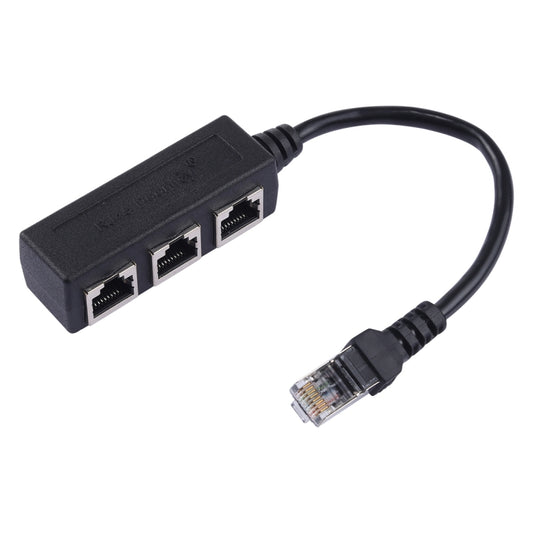 1 to 3 Socket LAN Ethernet Network RJ45 Plug Splitter Extender - Computer & Networking by buy2fix | Online Shopping UK | buy2fix