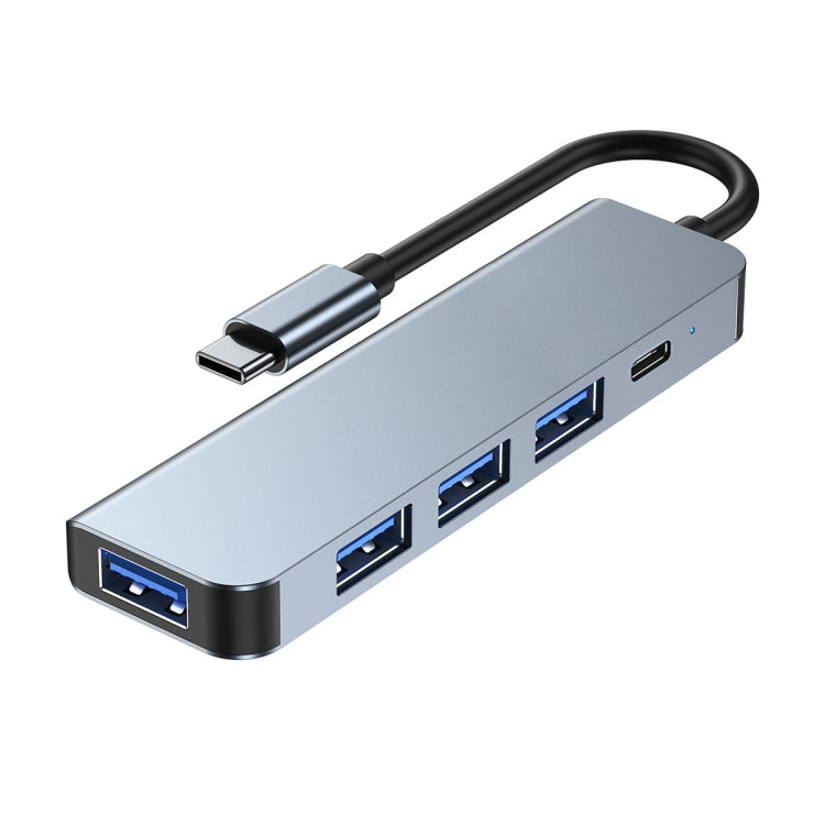 BYL-2301T 5 in 1 USB-C / Type-C to USB Multifunctional Docking Station HUB Adapter - USB HUB by buy2fix | Online Shopping UK | buy2fix