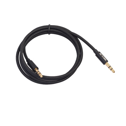 REXLIS 3629 3.5mm Male to Male Car Stereo Gold-plated Jack AUX Audio Cable for 3.5mm AUX Standard Digital Devices, Length: 1m -  by REXLIS | Online Shopping UK | buy2fix