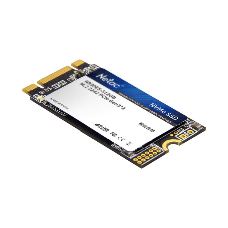 Netac N930ES 512GB M.2 2242 PCIe Gen3x2 Solid State Drive - Solid State Drives by Netac | Online Shopping UK | buy2fix