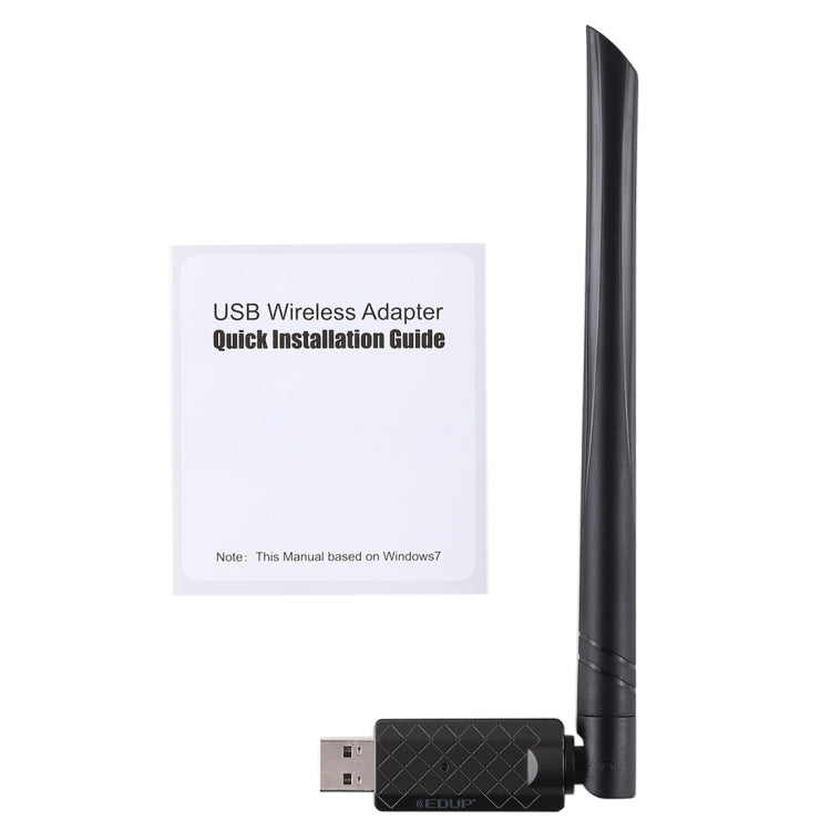 EDUP EP-AC1666 Dual Band 11AC 650Mbps High Speed Wireless USB Adapter WiFi Receiver, Driver Free - USB Network Adapter by EDUP | Online Shopping UK | buy2fix