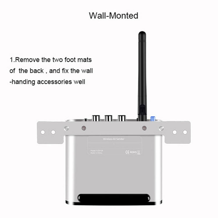 Measy AV220 2.4GHz Wireless Audio / Video Transmitter and Receiver, Transmission Distance: 200m, US Plug - Set Top Box & Accessories by Measy | Online Shopping UK | buy2fix