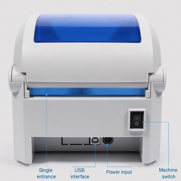 GPRINTER GP1324D Bluetooth USB Port Thermal Automatic Calibration Barcode Printer, Max Supported Thermal Paper Size: 104 x 2286mm - Printer by Gainscha | Online Shopping UK | buy2fix