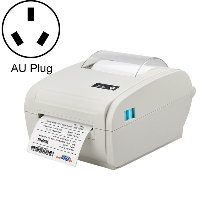 POS-9210 110mm USB POS Receipt Thermal Printer Express Delivery Barcode Label Printer, AU Plug(White) - Consumer Electronics by buy2fix | Online Shopping UK | buy2fix