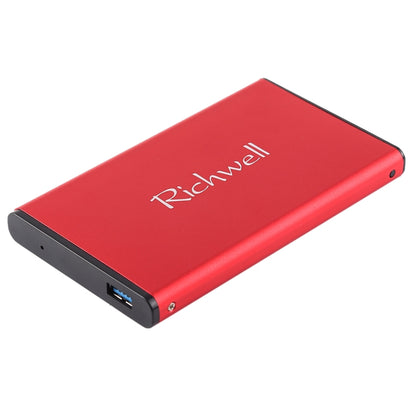 Richwell SATA R2-SATA-250GB 250GB 2.5 inch USB3.0 Super Speed Interface Mobile Hard Disk Drive(Red) - External Hard Drives by buy2fix | Online Shopping UK | buy2fix