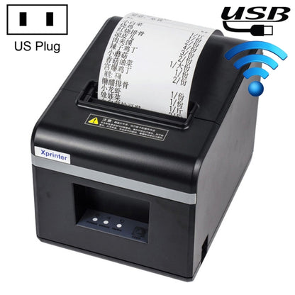 Xprinter N160II USB+WIFI Interface 80mm 160mm/s Automatic Thermal Receipt Printer, US Plug - Consumer Electronics by Xprinter | Online Shopping UK | buy2fix