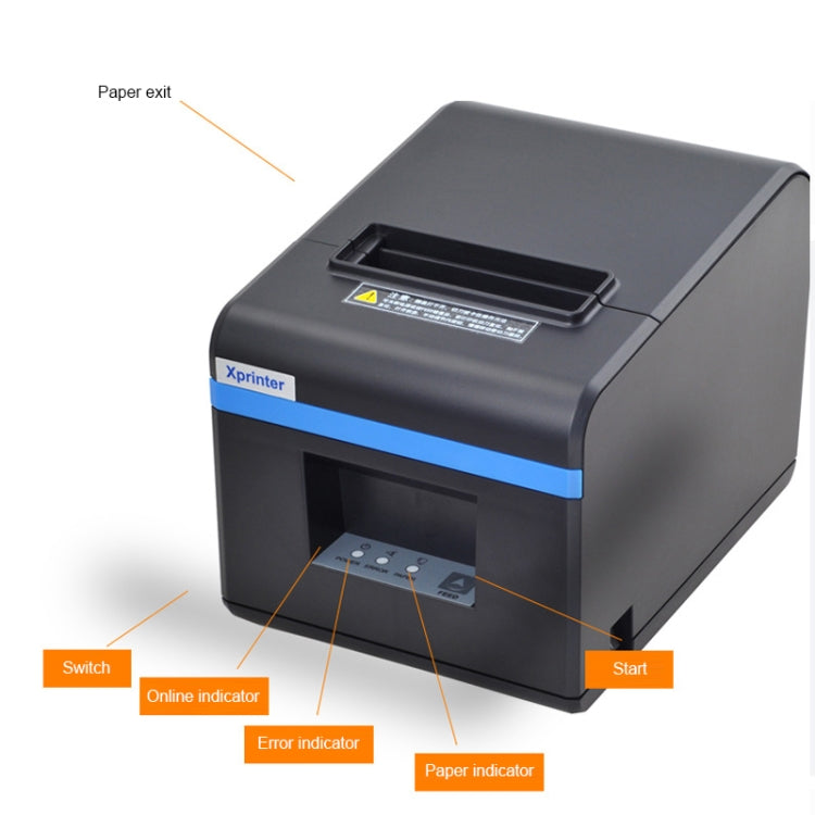 Xprinter XP-N160II USB Port Thermal Automatic Calibration Barcode Printer - Consumer Electronics by Xprinter | Online Shopping UK | buy2fix