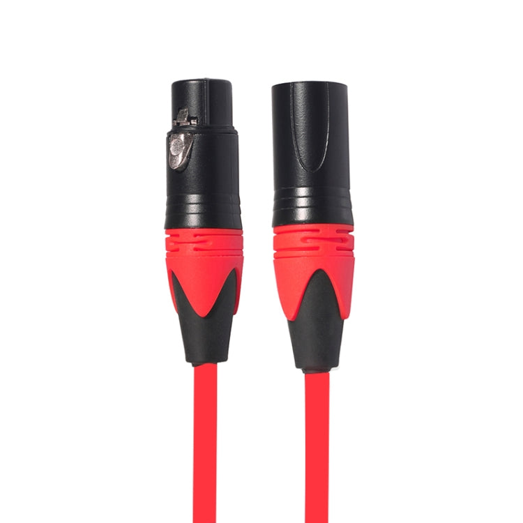 XRL Male to Female Microphone Mixer Audio Cable, Length: 1m (Red) - Consumer Electronics by buy2fix | Online Shopping UK | buy2fix