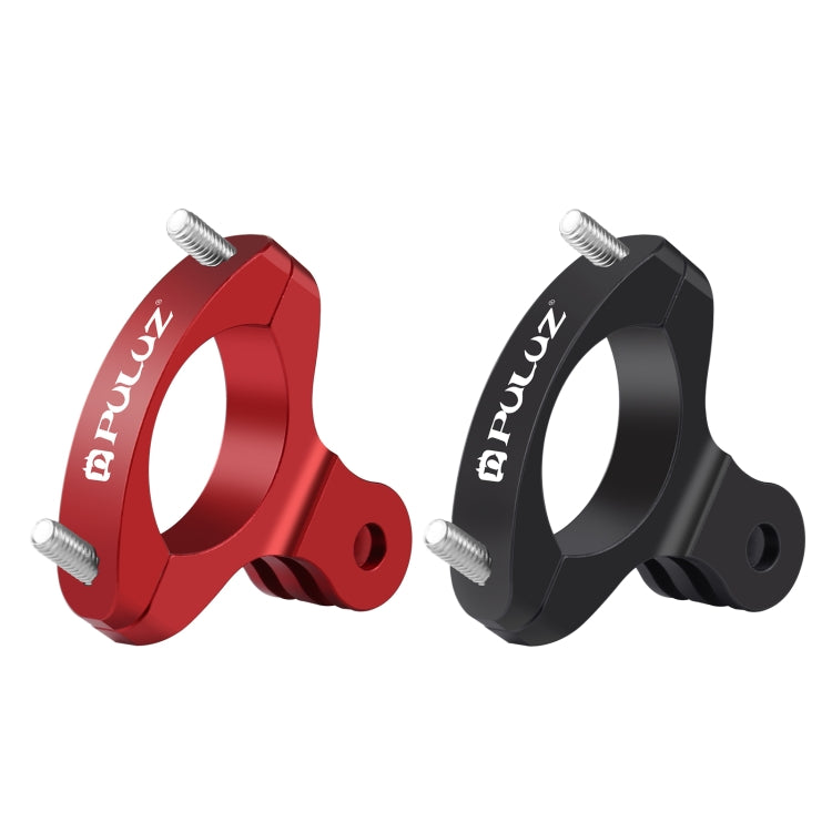 PULUZ Bike Handlebar Adapter Aluminum Mount for GoPro, Insta360, DJI and Other Action Cameras(Red) - Bicycle Handlebar Mount by PULUZ | Online Shopping UK | buy2fix