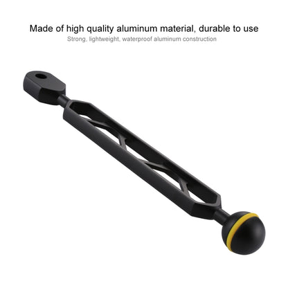 PULUZ 8 inch 20.3cm Aluminum Alloy Ball Arm for Underwater Torch / Video Light, Ball Diameter: 2.5cm - Diving Accessories by PULUZ | Online Shopping UK | buy2fix