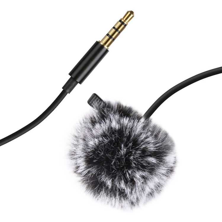 PULUZ 1.5m 3.5mm Jack Lavalier Wired Condenser Recording Microphone - Consumer Electronics by PULUZ | Online Shopping UK | buy2fix