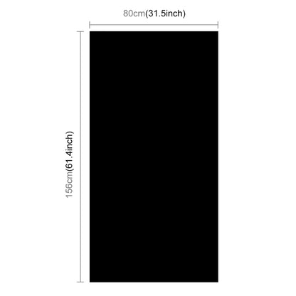 PULUZ Photography Background PVC Paper Kits for Studio Tent Box, Size: 156cm x 80cm (Black) - Camera Accessories by PULUZ | Online Shopping UK | buy2fix