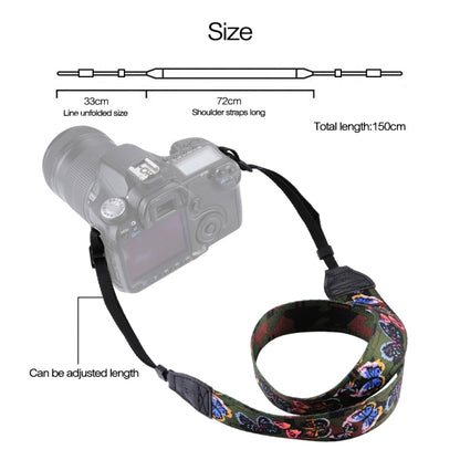 PULUZ Retro Ethnic Style Multi-color Series Butterflies Shoulder Neck Strap Camera Strap for SLR / DSLR Cameras - Camera Accessories by PULUZ | Online Shopping UK | buy2fix