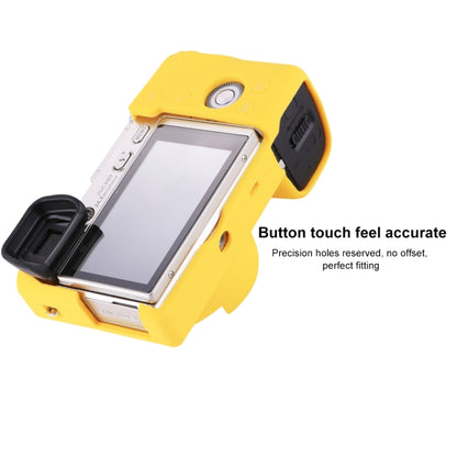 PULUZ Soft Silicone Protective Case for Sony ILCE-6000 / A6000(Yellow) - Camera Accessories by PULUZ | Online Shopping UK | buy2fix