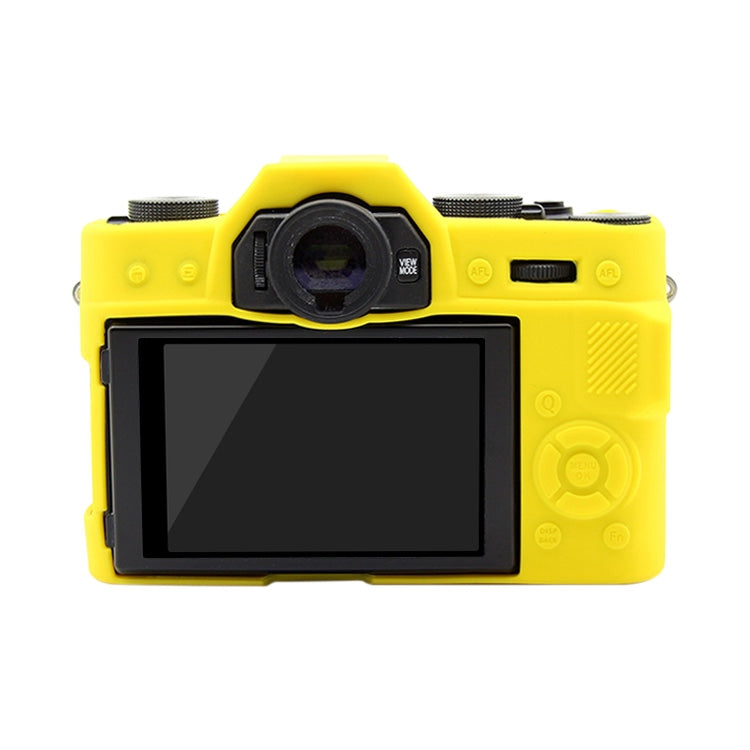 PULUZ Soft Silicone Protective Case for FUJIFILM XT10(Yellow) - Camera Accessories by PULUZ | Online Shopping UK | buy2fix