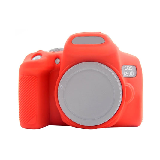 PULUZ Soft Silicone Protective Case for Canon EOS 850D(Red) - Protective Case by PULUZ | Online Shopping UK | buy2fix