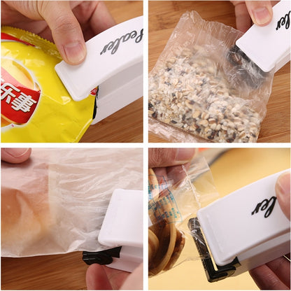 Multi-function Mini Portable Handy Plastic Bag Sealer Sealing Machine(White) - Preservation Supplies by buy2fix | Online Shopping UK | buy2fix