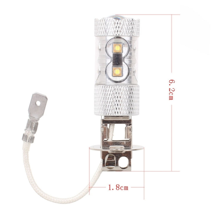 H3 50W 750LM 6500K White Light 10-3535-LEDs Car Foglight , Constant Current , DC12-24V - In Car by buy2fix | Online Shopping UK | buy2fix