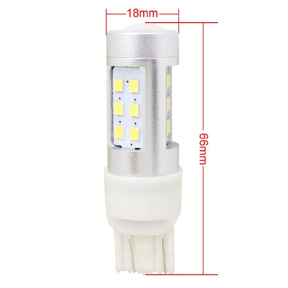 2 PCS T20 4.2W 630LM White Light Dual Wires 21 LED 2835 SMD Car Brake Light Daytime Running Light Bulb,  DC 12V - In Car by buy2fix | Online Shopping UK | buy2fix