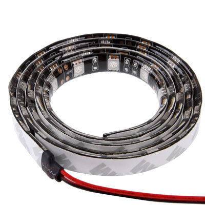 Red 60 LED 5050 SMD Waterproof Flexible Car Strip Light, DC 12V, Length: 1m - Decorative Lights by buy2fix | Online Shopping UK | buy2fix