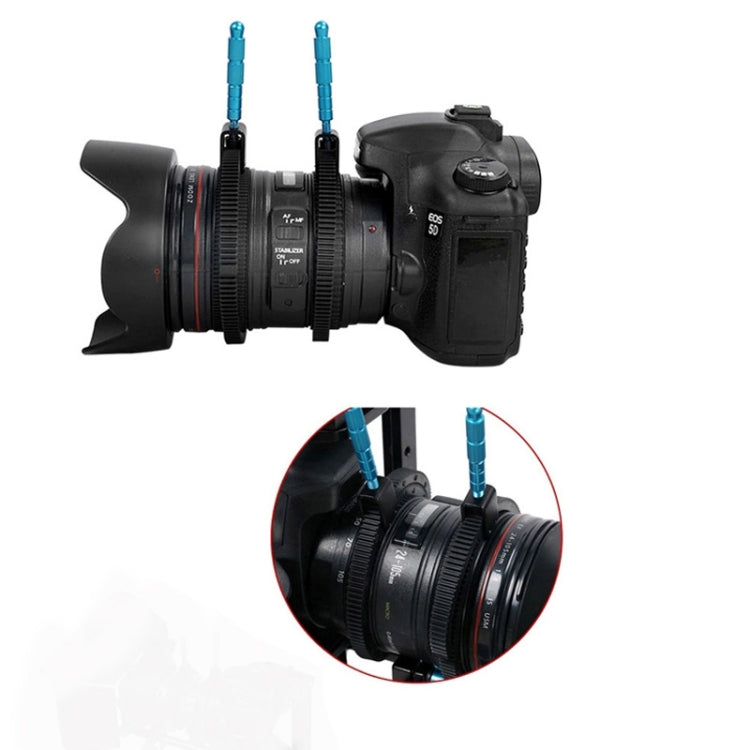 2 PCS Rubber Follow Focus Lens Gear Ring Hand Grip - Camera Accessories by buy2fix | Online Shopping UK | buy2fix