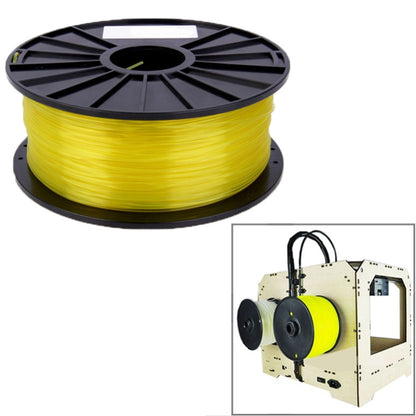 PLA 1.75 mm Transparent 3D Printer Filaments(Yellow) - Consumer Electronics by buy2fix | Online Shopping UK | buy2fix