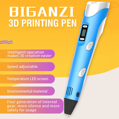 Hand-held 3D Printing Pen, EU Plug(Yellow) - Consumer Electronics by buy2fix | Online Shopping UK | buy2fix