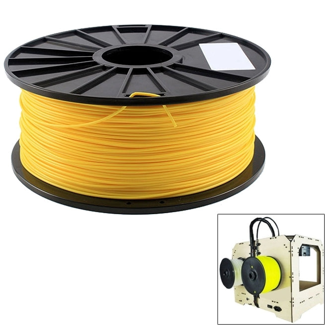 PLA 3.0 mm Fluorescent 3D Printer Filaments, about 115m(Yellow) - Consumer Electronics by buy2fix | Online Shopping UK | buy2fix