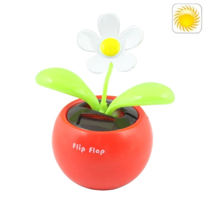 Solar Flip Flap Flower, Random Flower Color Delivery(Red) - Ornaments by buy2fix | Online Shopping UK | buy2fix