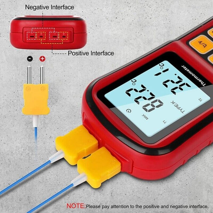 BENETECH GM1312 2.4 inch LCD Screen Thermocouple Thermometer Measure J,K,T,E,N and R Type, Measure Range: -50~300C - Thermostat & Thermometer by BENETECH | Online Shopping UK | buy2fix