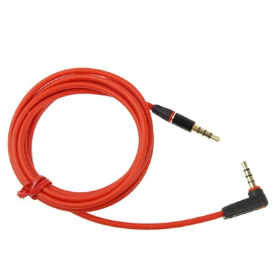 1.2m Aux Audio Cable 3.5mm Elbow to Straight Male, Compatible with Phones, Tablets, Headphones, MP3 Player, Car/Home Stereo & More(Red) - Cable & Splitter by buy2fix | Online Shopping UK | buy2fix