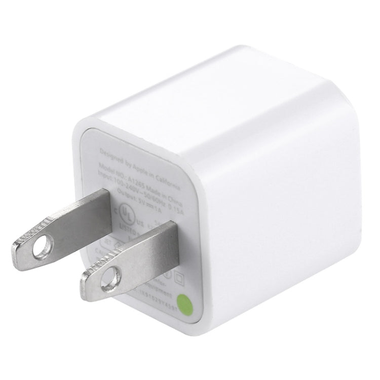 High Quality 5V / 1A US Socket USB Charger Adapter For iPhone, Galaxy, Huawei, Xiaomi, LG, HTC and Other Smart Phones, Rechargeable Devices(White) - Apple Accessories by buy2fix | Online Shopping UK | buy2fix