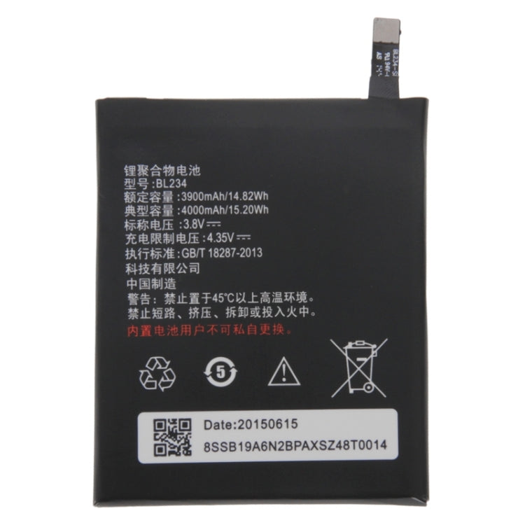 BL234 Rechargeable Li-Polymer Battery for Lenovo P70 / P70t - For Lenovo by buy2fix | Online Shopping UK | buy2fix