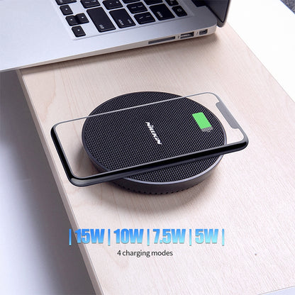 NILLKIN MC035 Power Flash Qi Standard High Speed Wireless Charger (Classic Nylon) - Apple Accessories by NILLKIN | Online Shopping UK | buy2fix