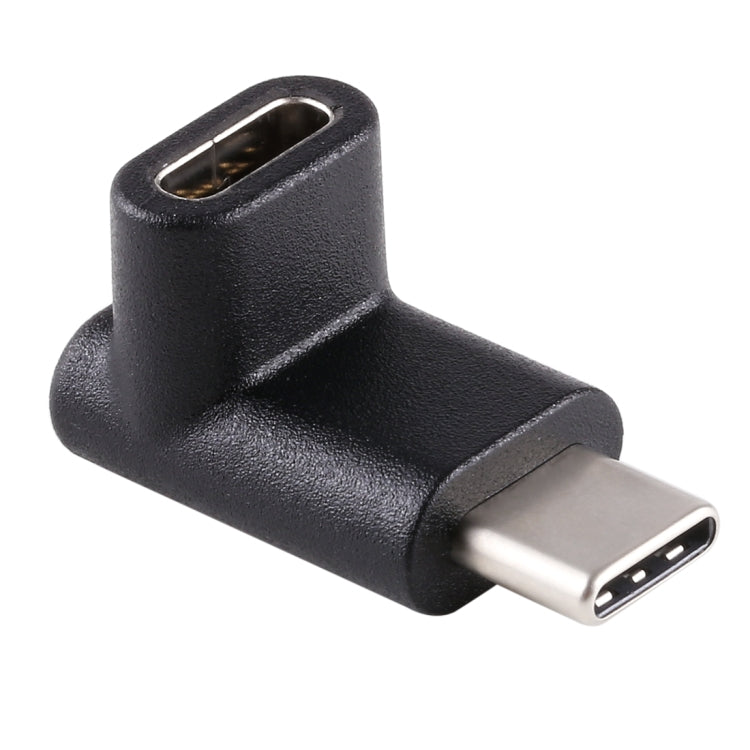 USB-C / Type-C Female to Male Extension Elbow Design Adapter - Computer & Networking by buy2fix | Online Shopping UK | buy2fix