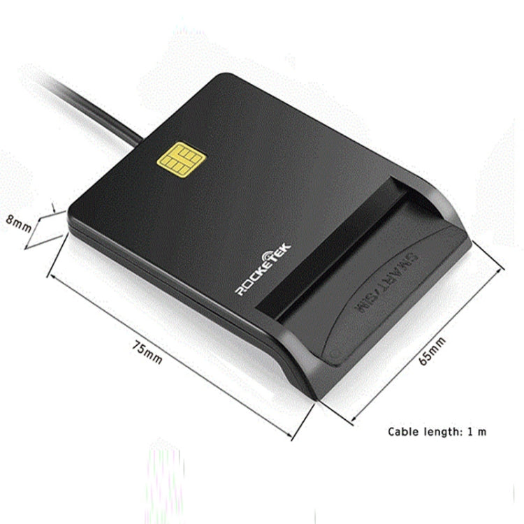 ROCKETEK SCR1-C CAC ID SIM Chip Smart Card Reader -  by ROCKETEK | Online Shopping UK | buy2fix