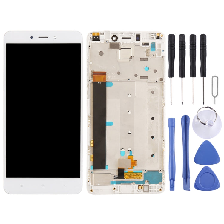 TFT LCD Screen for Xiaomi Redmi Note 4 Digitizer Full Assembly with Frame(White) - LCD Screen by buy2fix | Online Shopping UK | buy2fix