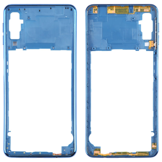 For Samsung Galaxy A7 2018 SM-A750 Middle Frame Bezel Plate (Blue) - Frame Bezel Plate by buy2fix | Online Shopping UK | buy2fix