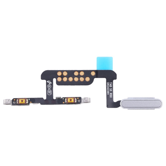 For Samsung Galaxy Tab S8 SM-X700 Original Fingerprint Sensor Flex Cable (Silver) - Flex Cable by buy2fix | Online Shopping UK | buy2fix