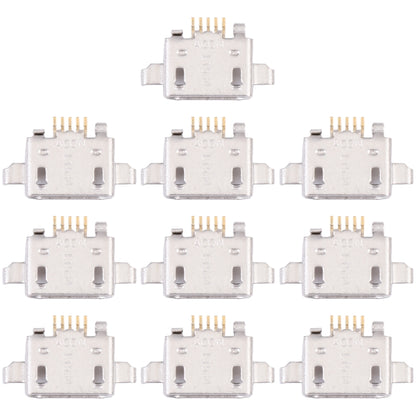 10 PCS Charging Port Connector For Alcatel Pop 4 OT5051 - Repair & Spare Parts by buy2fix | Online Shopping UK | buy2fix