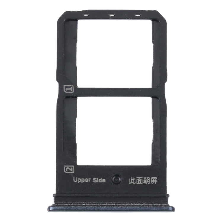 For vivo Y55S 5G SIM Card Tray + SIM Card Tray (Black) - Card Socket by buy2fix | Online Shopping UK | buy2fix