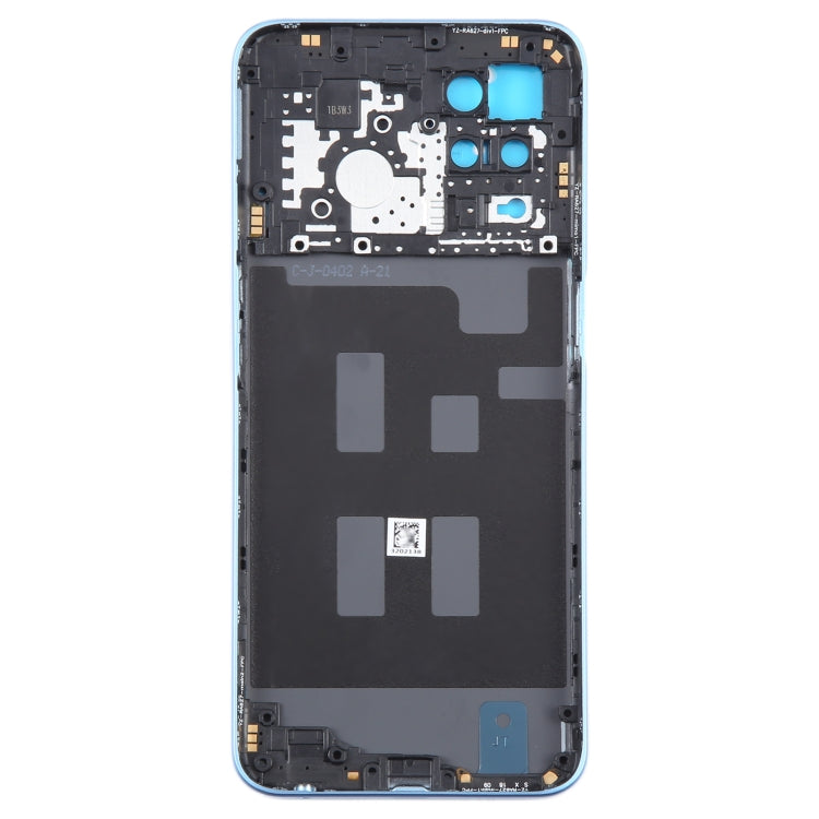 For Realme V13 Original Battery Back Cover with Middle Frame(Blue) - Back Cover by buy2fix | Online Shopping UK | buy2fix