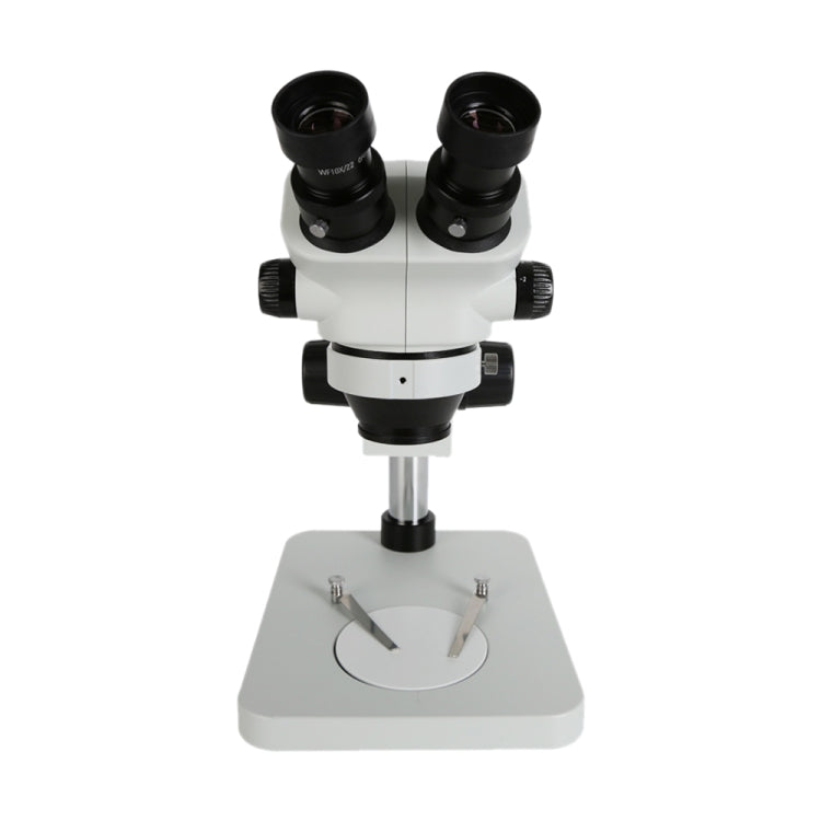 0.7X-50X Stereo Microscope Binocular Microscope With Light(White) - Digital Microscope by buy2fix | Online Shopping UK | buy2fix