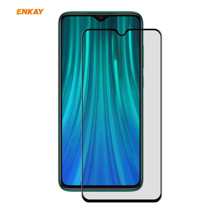 For Xiaomi Redmi Note 8 Pro ENKAY Hat-Prince 0.26mm 9H 6D Privacy Anti-spy Full Screen Tempered Glass Film -  by ENKAY | Online Shopping UK | buy2fix