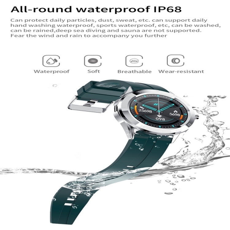 Y10 1.54inch Color Screen Smart Watch IP68 Waterproof,Support Heart Rate Monitoring/Blood Pressure Monitoring/Blood Oxygen Monitoring/Sleep Monitoring(Coffee) - Smart Wear by buy2fix | Online Shopping UK | buy2fix