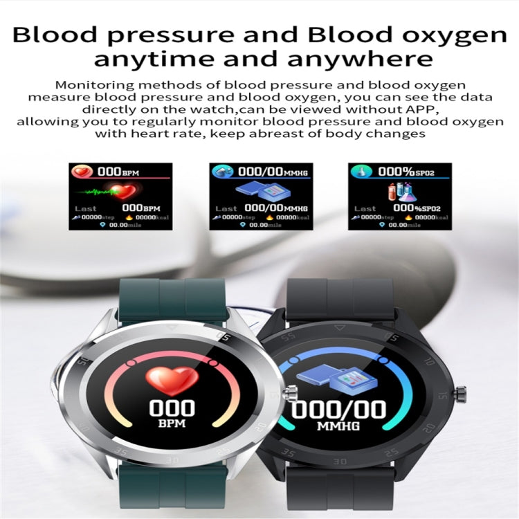 Y10 1.54inch Color Screen Smart Watch IP68 Waterproof,Support Heart Rate Monitoring/Blood Pressure Monitoring/Blood Oxygen Monitoring/Sleep Monitoring(Green) - Smart Wear by buy2fix | Online Shopping UK | buy2fix