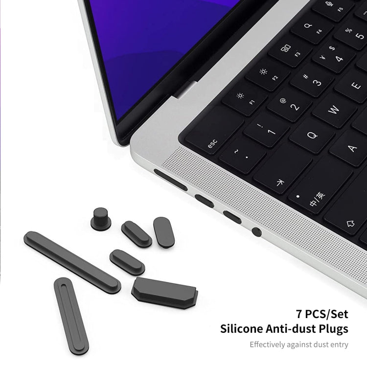 For MacBook Air 13.6 2022 A2681 US Version ENKAY 3 in 1 Matte Laptop Case with TPU Keyboard Film / Anti-dust Plugs (Grey) - MacBook Air Cases by ENKAY | Online Shopping UK | buy2fix